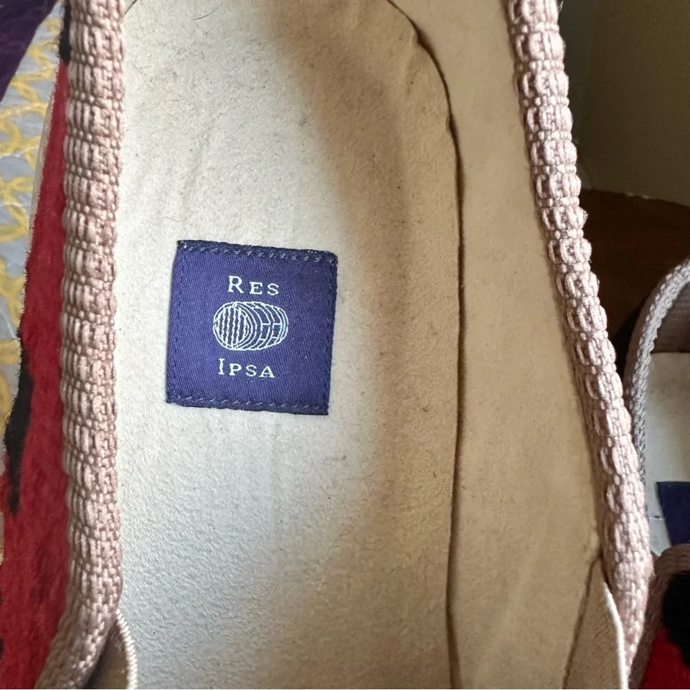 Res Ipsa Kilim Sneakers One-of-a-Kind Slip-Ons Sz 12 Artisanal - Picture 4 of 10